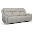  Flexsteel Barnett 1601-62PH Power Reclining Sofa with Power Headrests and Lumbar IMAGE 1