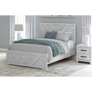  Size_Queen  -- Cayboni B3788B4 Queen Panel Bed IMAGE 5