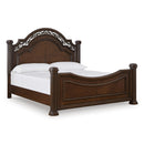  Size_Queen  -- Lavinton B764B5 Queen Poster Bed IMAGE 1