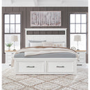  Size_Queen -- Benchcraft Ashbryn Panel Bed with Storage IMAGE 11