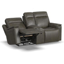  Flexsteel Odell 1739-64PH Power Reclining Loveseat with Console and Power Headrests and Lumbar IMAGE 2
