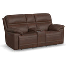 Flexsteel Jackson 1759-64PH Power Reclining Loveseat with Console and Power Headrests IMAGE 1