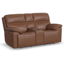  Flexsteel Jackson 1759-64PH Power Reclining Loveseat with Console and Power Headrests IMAGE 1