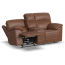  Flexsteel Jackson 1759-64PH Power Reclining Loveseat with Console and Power Headrests IMAGE 2