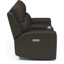  Flexsteel Jarvis 1828-64PH Power Reclining Loveseat with Console and Power Headrests IMAGE 3