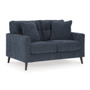  Manufacturer Color_Navy  -- Signature Design by Ashley Bixler Stationary Fabric Loveseat IMAGE 1