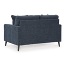  Manufacturer Color_Navy  -- Signature Design by Ashley Bixler Stationary Fabric Loveseat IMAGE 4