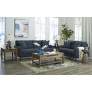  Manufacturer Color_Navy  -- Signature Design by Ashley Bixler Stationary Fabric Loveseat IMAGE 7