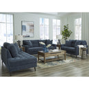  Manufacturer Color_Navy  -- Signature Design by Ashley Bixler Stationary Fabric Loveseat IMAGE 9