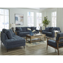  Manufacturer Color_Navy  -- Signature Design by Ashley Bixler Stationary Fabric Sofa IMAGE 10
