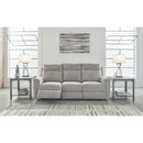  Manufacturer Color_Ash  -- Signature Design by Ashley Barnsana Power Reclining Fabric Sofa IMAGE 6