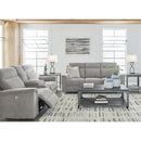  Manufacturer Color_Ash  -- Signature Design by Ashley Barnsana Power Reclining Fabric Sofa IMAGE 8