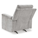  Manufacturer Color_Ash  -- Signature Design by Ashley Barnsana Power Rocker Fabric Recliner IMAGE 5