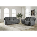  Manufacturer Color_Gravel  -- Barnsana 3320287 Reclining Power Sofa IMAGE 10