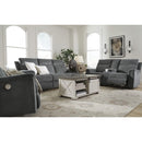  Manufacturer Color_Gravel  -- Barnsana 3320287 Reclining Power Sofa IMAGE 6