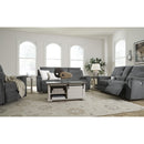  Manufacturer Color_Gravel  -- Barnsana 3320296 Double Reclining Power Loveseat with Console IMAGE 10