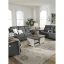  Manufacturer Color_Gravel  -- Barnsana 3320296 Double Reclining Power Loveseat with Console IMAGE 11