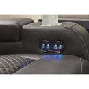  Manufacturer Color_Shadow  -- Signature Design by Ashley Fyne Dyme Power Reclining Leather Look Sofa IMAGE 13