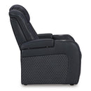  Manufacturer Color_Sapphire  -- Fyne-Dyme 3660313 Power Recliner with Adjustable Headrest IMAGE 4