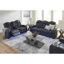  Manufacturer Color_Sapphire  -- Fyne-Dyme 3660315 Power Reclining Sofa with Adjustable Headrest IMAGE 15