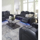  Manufacturer Color_Sapphire  -- Fyne-Dyme 3660315 Power Reclining Sofa with Adjustable Headrest IMAGE 16