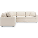  Manufacturer Color_Oyster  -- Signature Design by Ashley Modmax Fabric 5 pc Sectional IMAGE 3