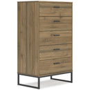  Signature Design by Ashley Deanlow EB1866-245 Five Drawer Chest IMAGE 1