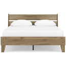  Size_Queen  -- Deanlow EB1866B3 Queen Platform Panel Bed IMAGE 2