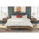  Size_Queen  -- Deanlow EB1866B3 Queen Platform Panel Bed IMAGE 7
