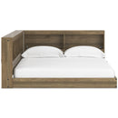  Size_Full  -- Deanlow EB1866B5 Full Bookcase Storage Bed IMAGE 2