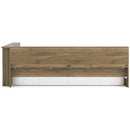  Size_Full  -- Deanlow EB1866B5 Full Bookcase Storage Bed IMAGE 3