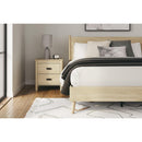  Size_Queen  -- Cabinella EB2444B2 Queen Platform Panel Bed IMAGE 7