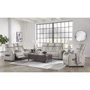  Manufacturer Color_Grey  -- Signature Design by Ashley Boyington Power Leather Match Recliner IMAGE 11