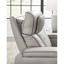  Manufacturer Color_Grey  -- Signature Design by Ashley Boyington Power Reclining Leather Match Sofa IMAGE 10
