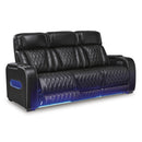  Manufacturer Color_Black  -- Boyington U2710615 Power Reclining Sofa with Adjustable Headrest IMAGE 2