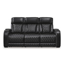  Manufacturer Color_Black  -- Boyington U2710615 Power Reclining Sofa with Adjustable Headrest IMAGE 3