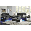 Manufacturer Color_Black  -- Boyington U2710618 Power Reclining Loveseat with Console and Adjustable Headrest IMAGE 20