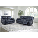  Manufacturer Color_Ocean  -- Leesworth U4380974 Reclining Power Loveseat IMAGE 9