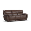  Flexsteel Beau 1011-62PH-349-70 Power Reclining Sofa with Power Headrests IMAGE 1
