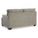  Manufacturer Color_Taupe  -- Stonemeade Stationary Fabric Loveseat IMAGE 4
