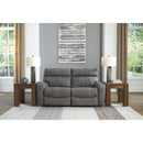  Manufacturer Color_Slate  -- Signature Design by Ashley Next Gen DuraPella Power Reclining Leather Look 2 pc Sectional IMAGE 2