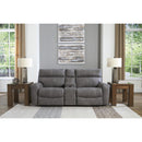  Manufacturer Color_Slate  -- Signature Design by Ashley Next Gen DuraPella Power Reclining Leather Look 3 pc Sectional IMAGE 3