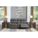  Manufacturer Color_Slate  -- Signature Design by Ashley Next Gen DuraPella Power Reclining Leather Look 3 pc Sectional IMAGE 4