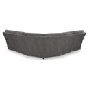  Manufacturer Color_Slate  -- Signature Design by Ashley Next Gen DuraPella Power Reclining Leather Look 5 pc Sectional IMAGE 3