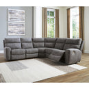  Manufacturer Color_Slate  -- Signature Design by Ashley Next Gen DuraPella Power Reclining Leather Look 5 pc Sectional IMAGE 4