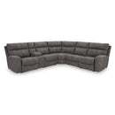  Manufacturer Color_Slate  -- Signature Design by Ashley Next Gen DuraPella Power Reclining Leather Look 6 pc Sectional IMAGE 1
