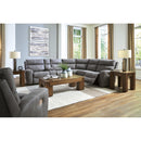  Manufacturer Color_Slate  -- Signature Design by Ashley Next Gen DuraPella Power Reclining Leather Look 6 pc Sectional IMAGE 9