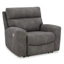  Manufacturer Color_Slate  -- Signature Design by Ashley Next Gen DuraPella Power Leather Look Recliner IMAGE 1
