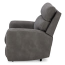  Manufacturer Color_Slate  -- Signature Design by Ashley Next Gen DuraPella Power Leather Look Recliner IMAGE 6