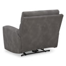  Manufacturer Color_Slate  -- Signature Design by Ashley Next Gen DuraPella Power Leather Look Recliner IMAGE 7